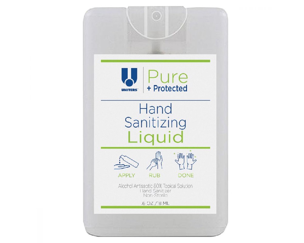 UNITERS Pure + Protected Hand Sanitizing Liquid Pocket Dispenser - 18 ML