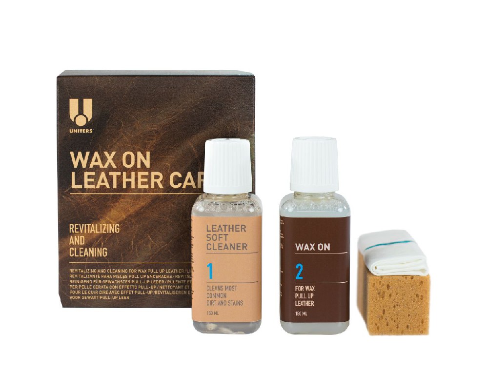 UNITERS Wax On Leather Care Kit 150 milliliters