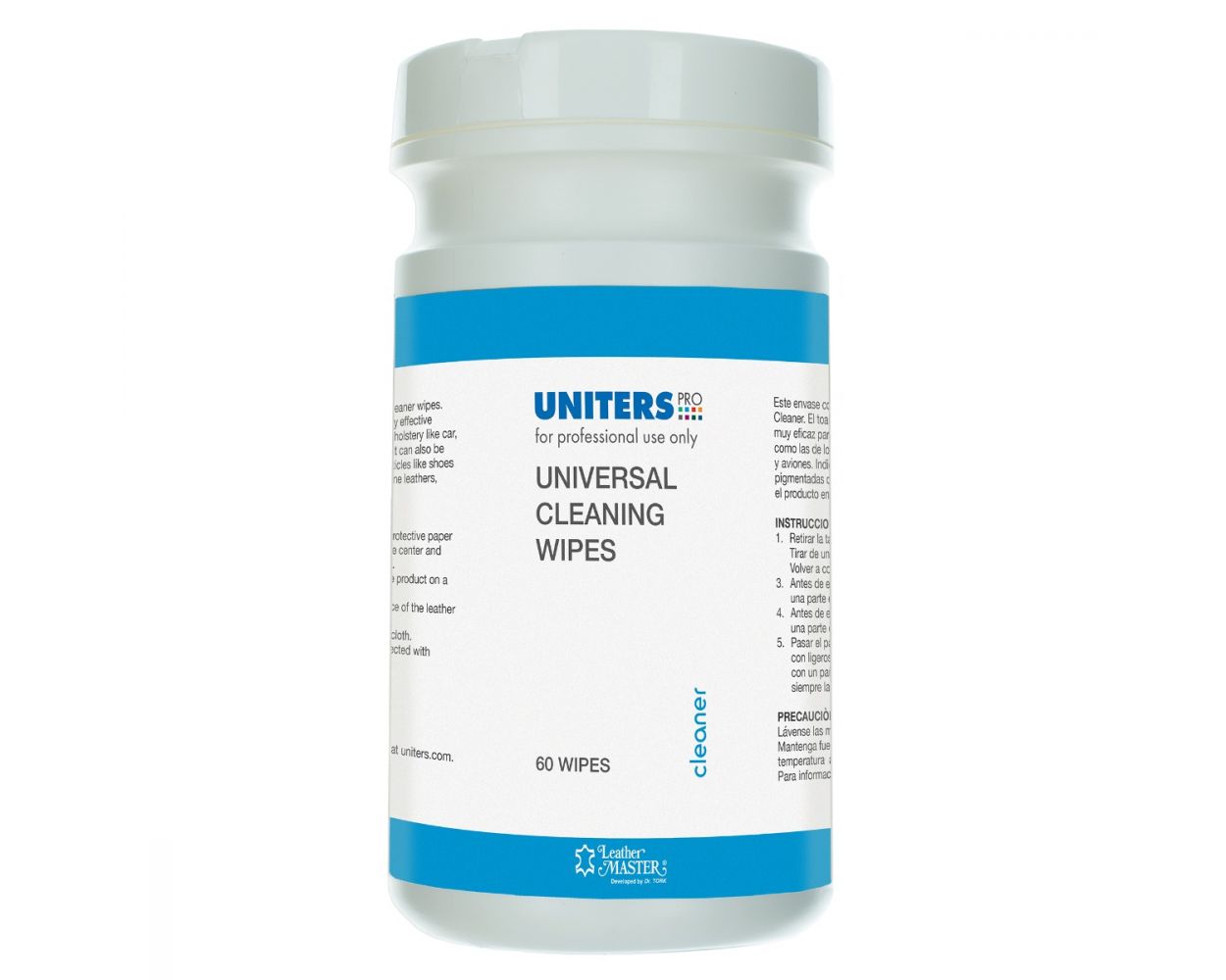 UNITERS PRO UNIVERSAL CLEANER WIPE 60 COUNT TUB